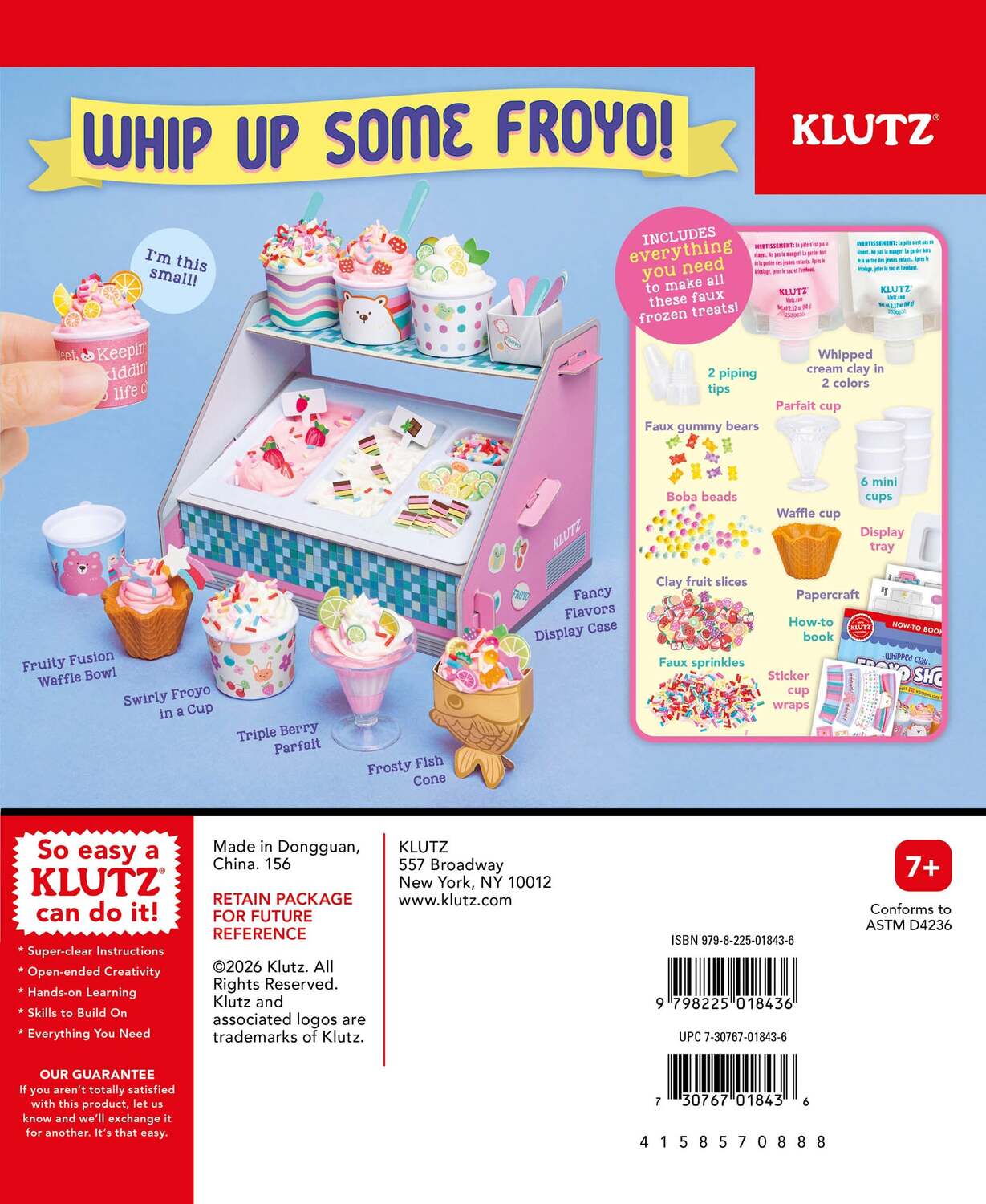 KLUTZ Whipped Clay Froyo Shop - Gingerbread House Toys