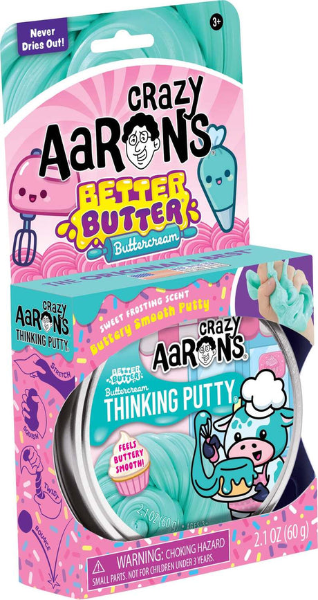 Crazy Aaron's Better Butter Buttercream Scented Thinking Putty