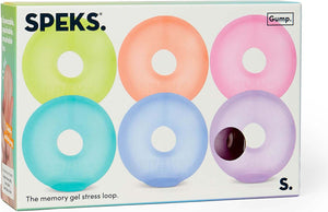 SPEKS Gump Mini Memory Gel Stress Loops 6-pack
