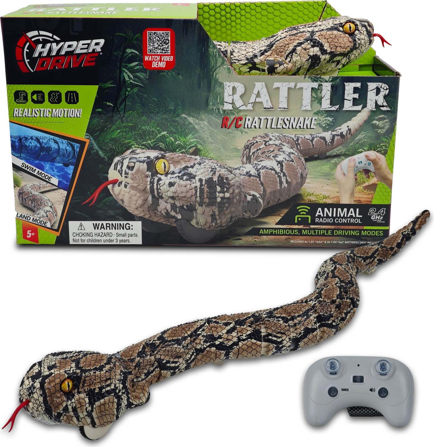 Hyper Drive Rattler - Remote Control Snake - Gingerbread House Toys