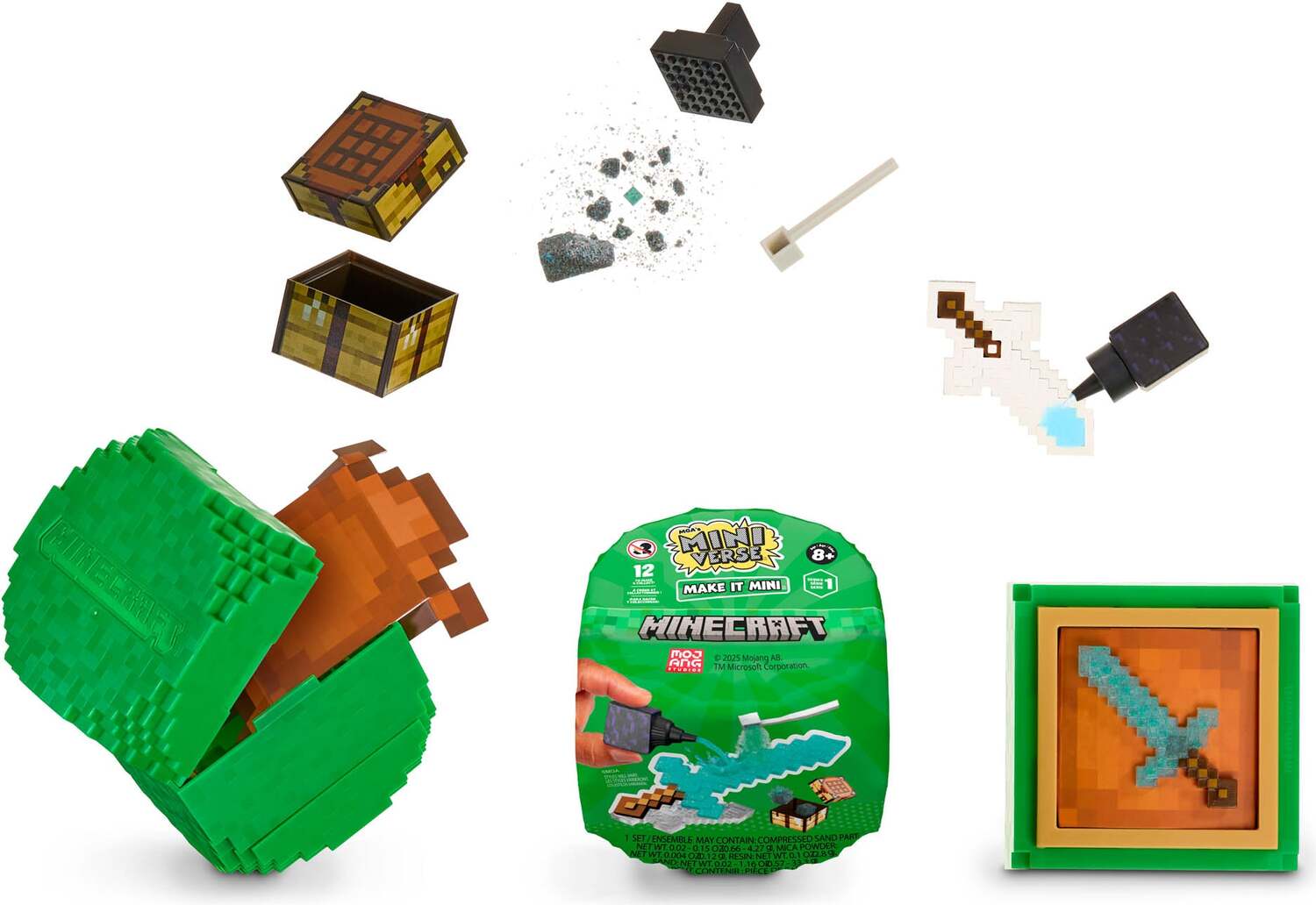 Miniverse: Make It Mini Minecraft - Gingerbread House Toys