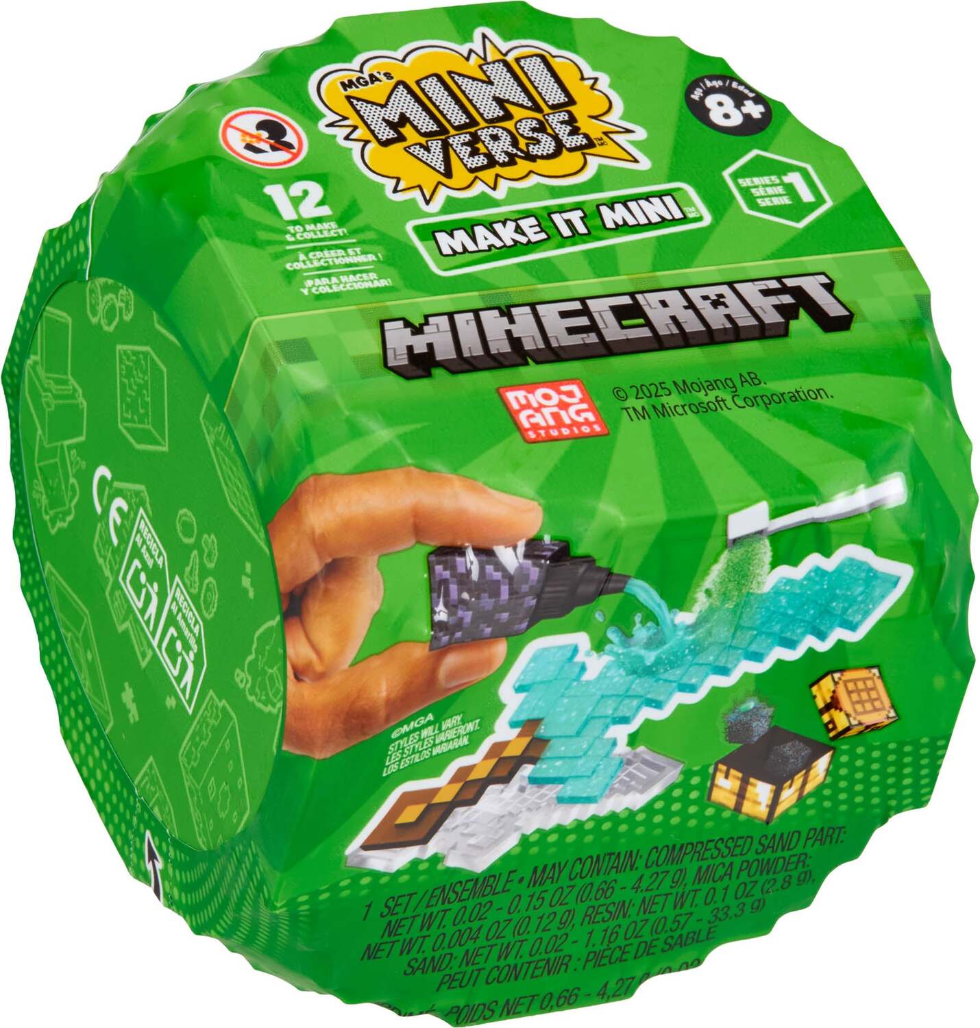 ミニバース マインクラフト4個　MINI VERSE Miniverse: Make It Mini Minecraft - Gingerbread House Toys