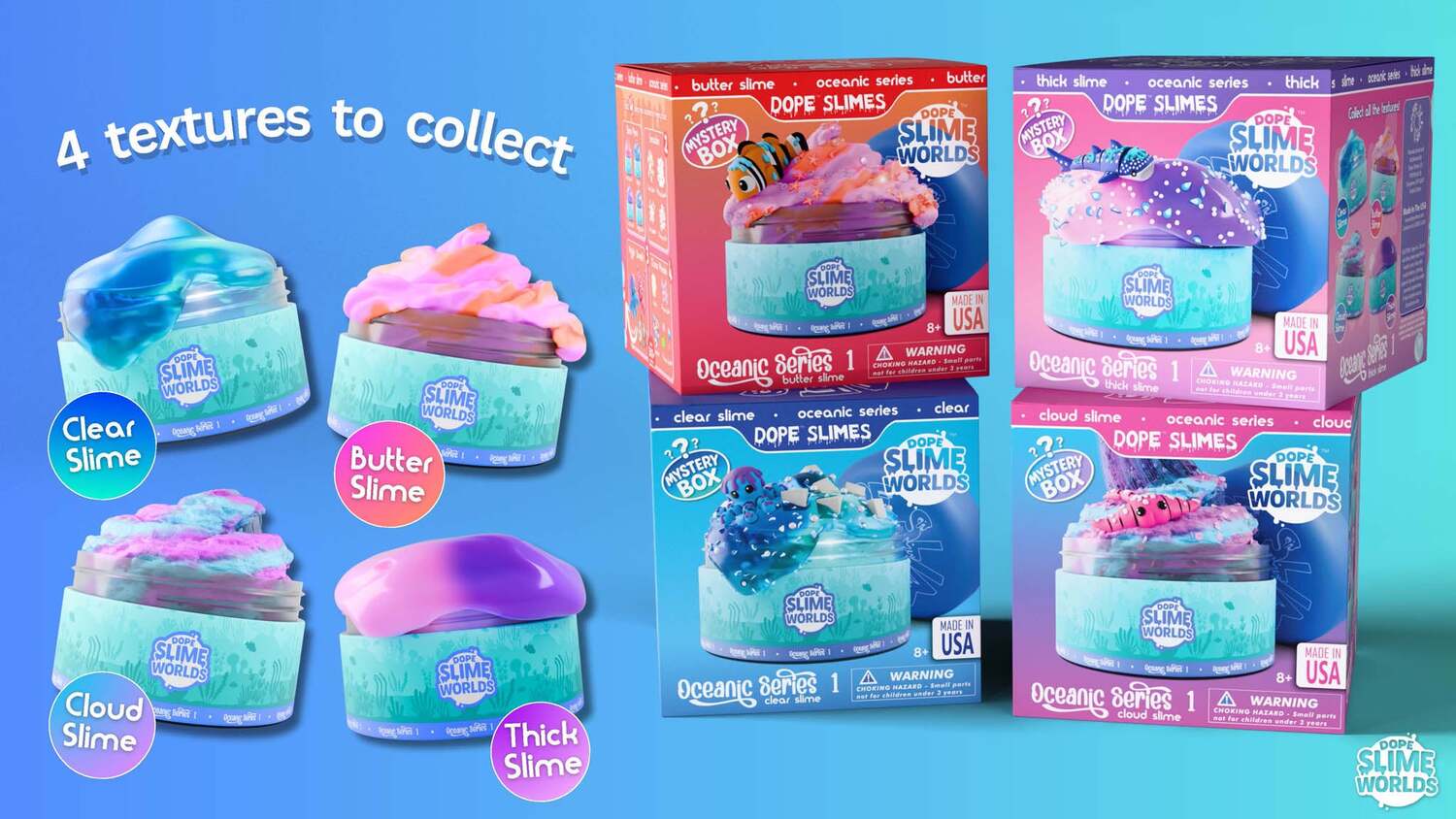 Dope Slime Worlds - Oceanic Series 1 Mystery Box - Gingerbread