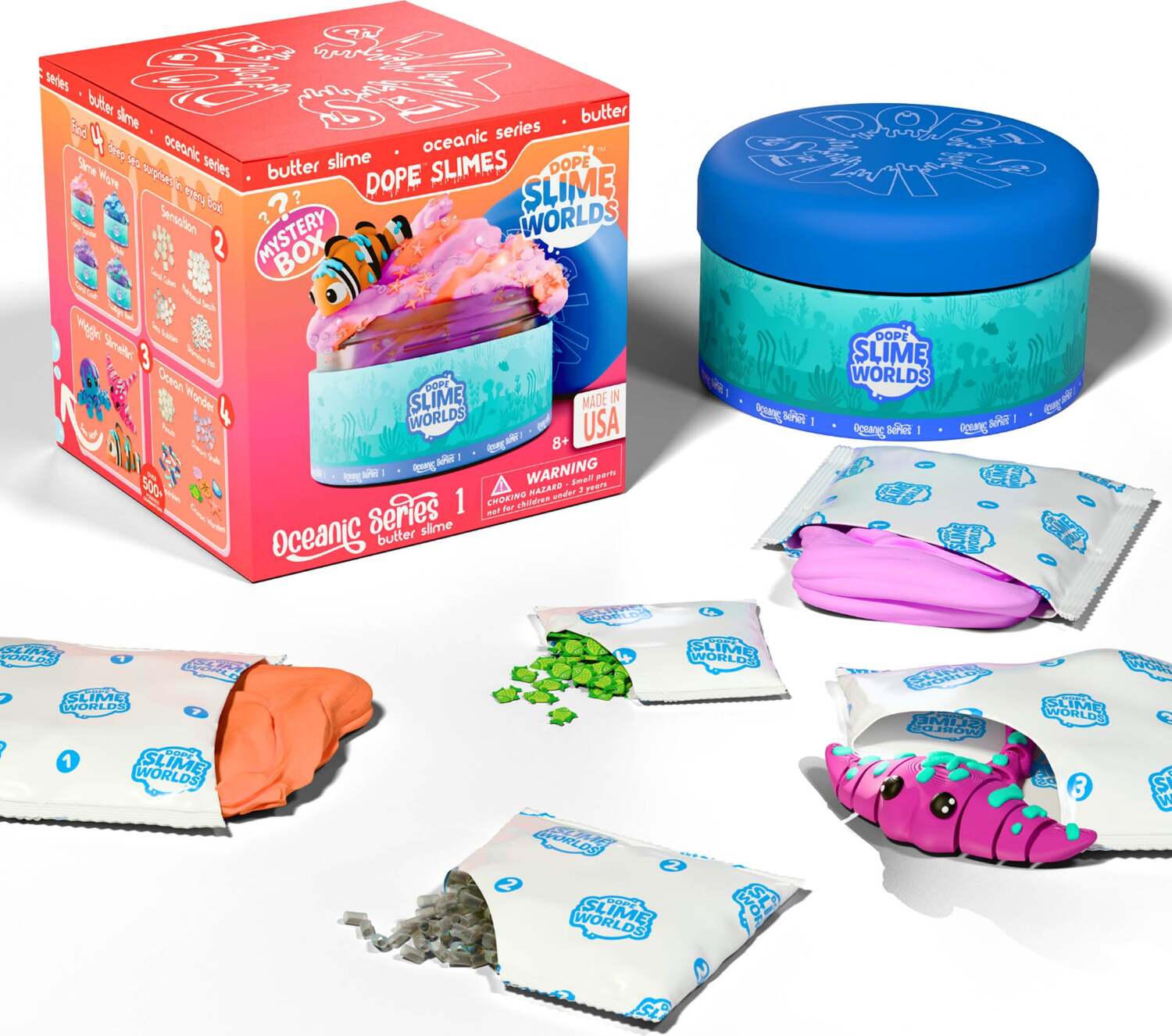 Dope Slime Worlds - Oceanic Series 1 Mystery Box - Gingerbread