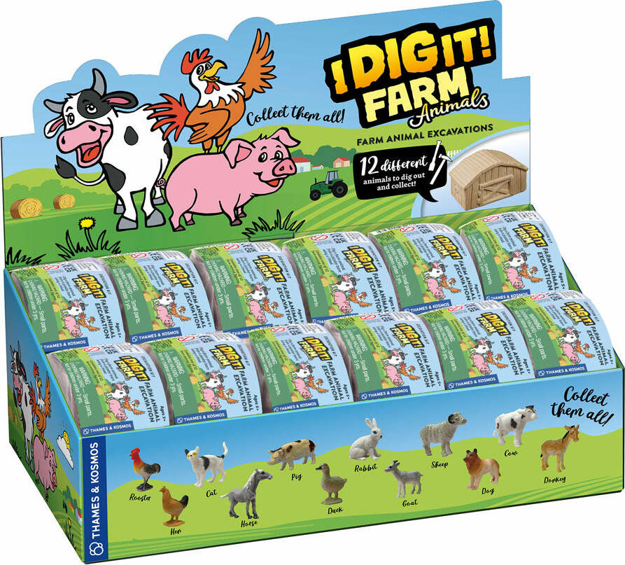 I Dig It! Excavate Farm Animals (blind assortment)