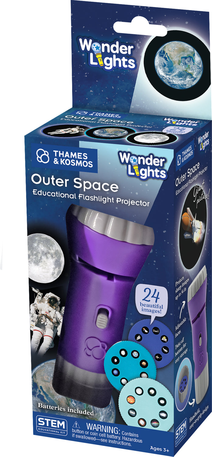Wonder Lights: Outer Space - Educational Flashlight Projector