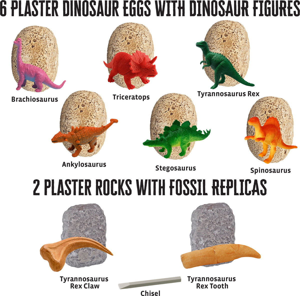 I Dig It! Dinos - Dinosaur Eggs (8-Pack)