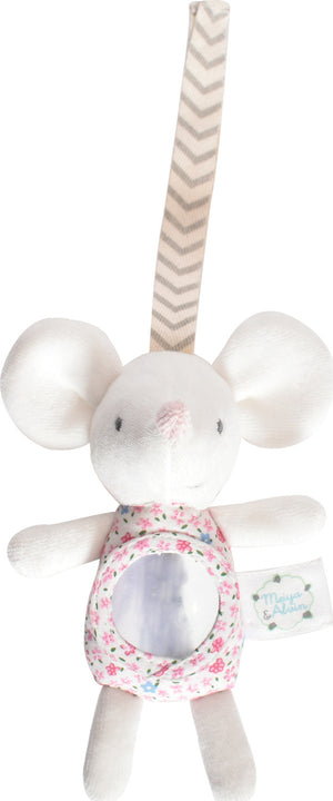 Meiya the Mouse Tag Along Pram Toy