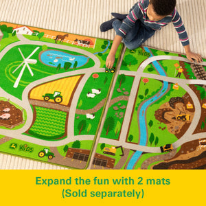 John Deere Rug Playmat Farm With Tractor (Assorted)