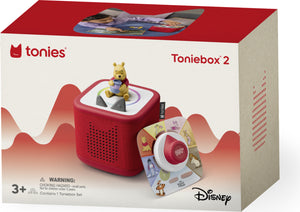 Disney Winnie the Pooh Toniebox 2 Full Play Set - Sunset Red