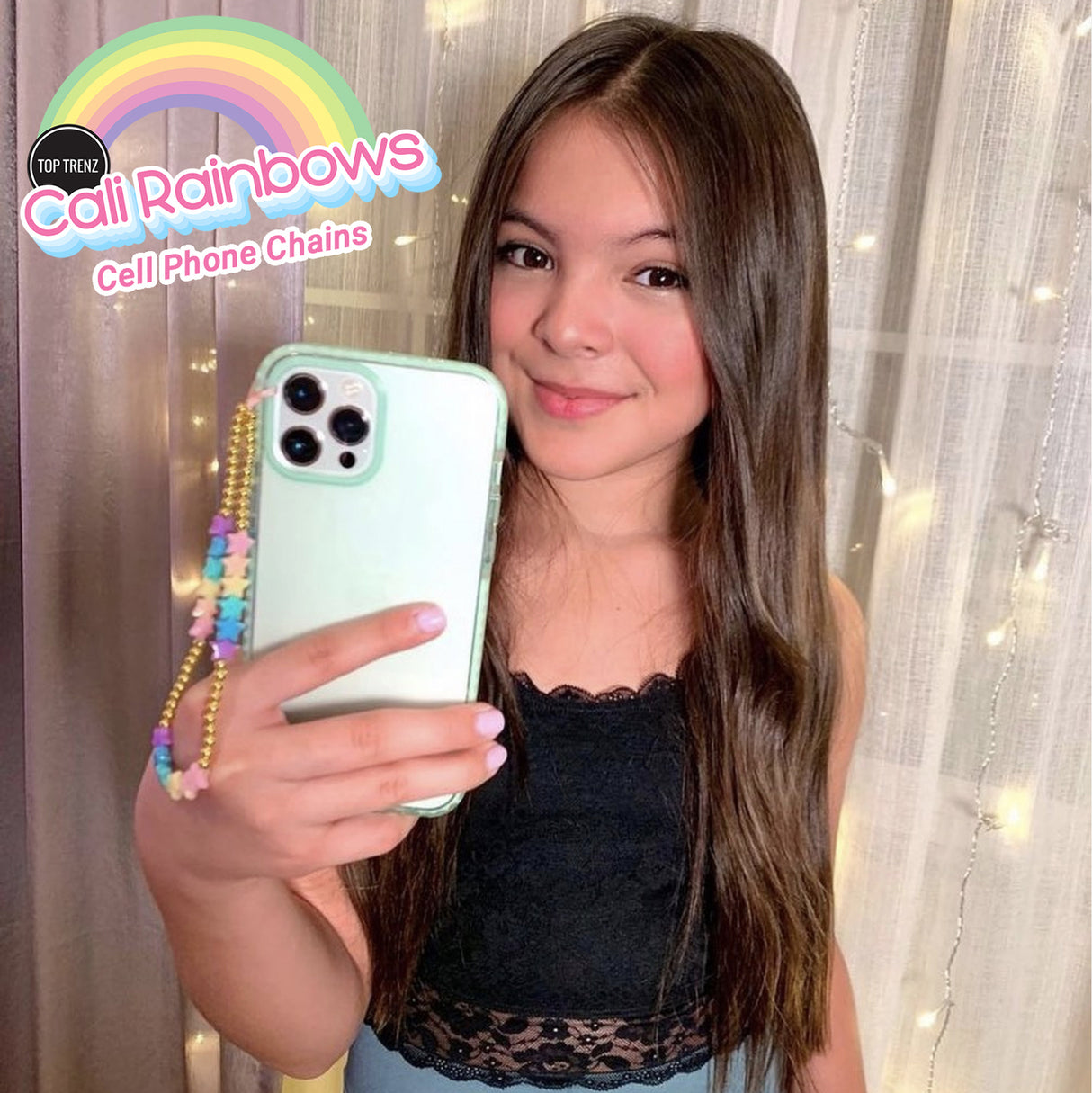 Cali Stretch Beaded Cell Phone Chains (assorted - sold individually)
