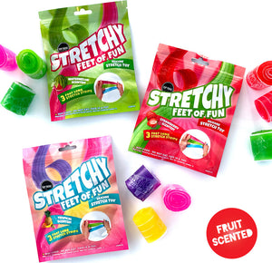 Stretchy Feet of Fun -Scented Stretch Toy (Strawberry)