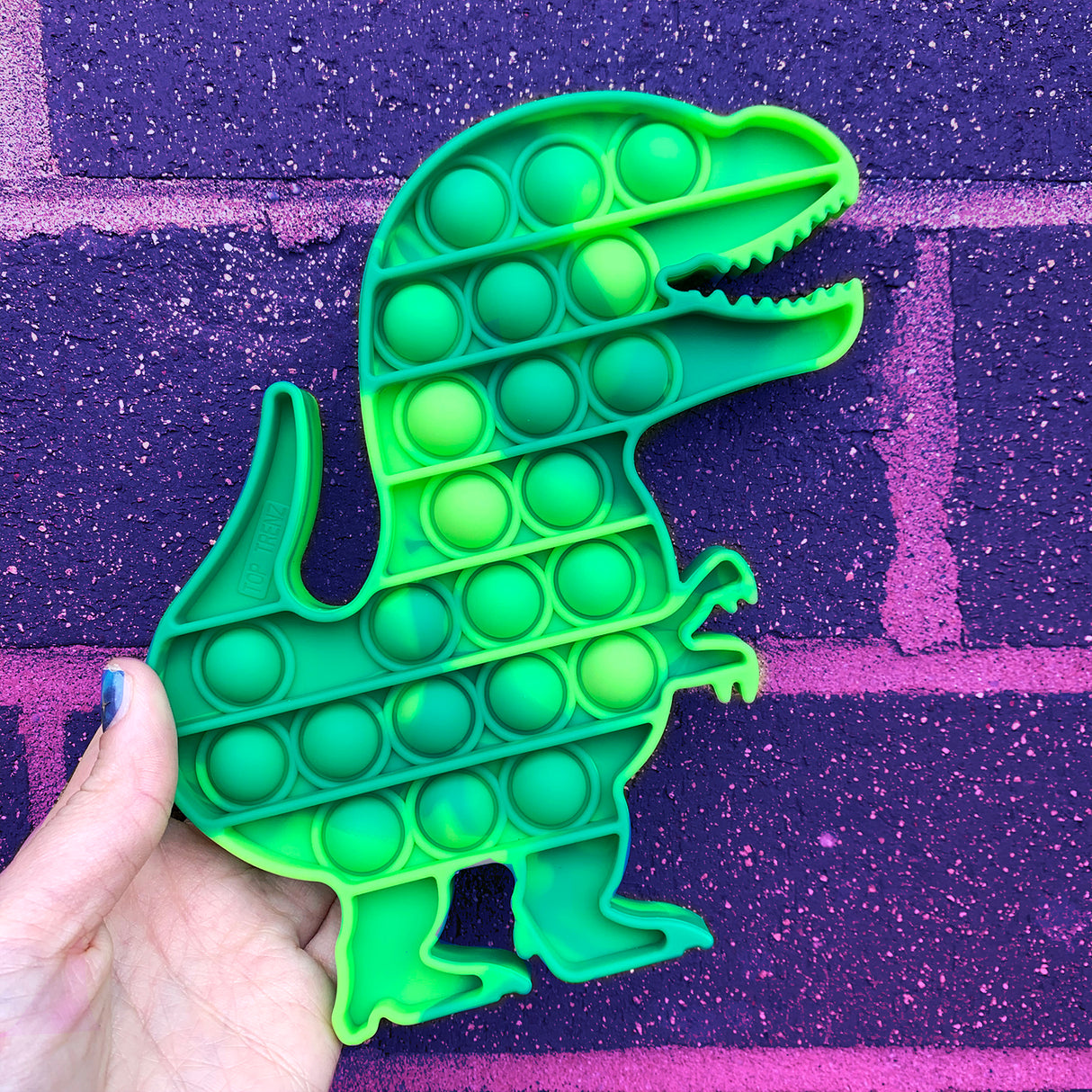 OMG Pop Fidgety - Tie-Dye Dinosaur