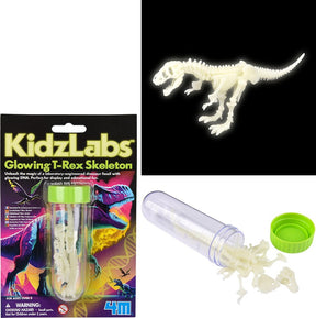 Kidzlabs - Glowing T-Rex Skeleton