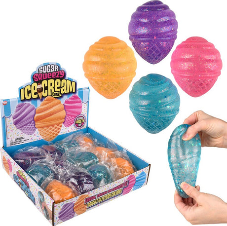 3.5" Squeezy Sugar Ice Cream Cone