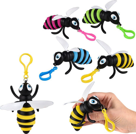 Wiggle Sensory Bee Clip On 4"