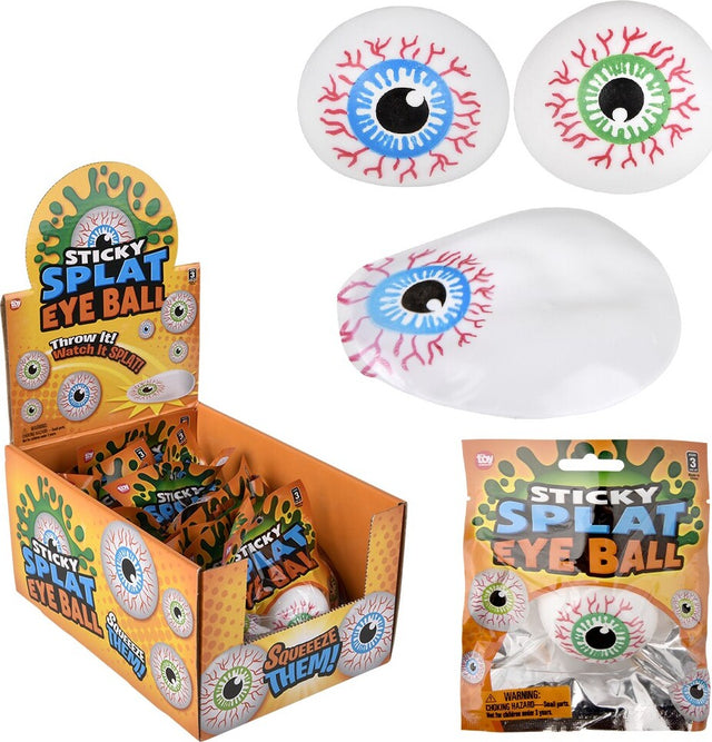 2.5" Sticky Splat Eye Ball (assorted)