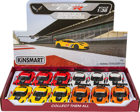 5" Die-cast 2016 Corvette C7.r Race Car