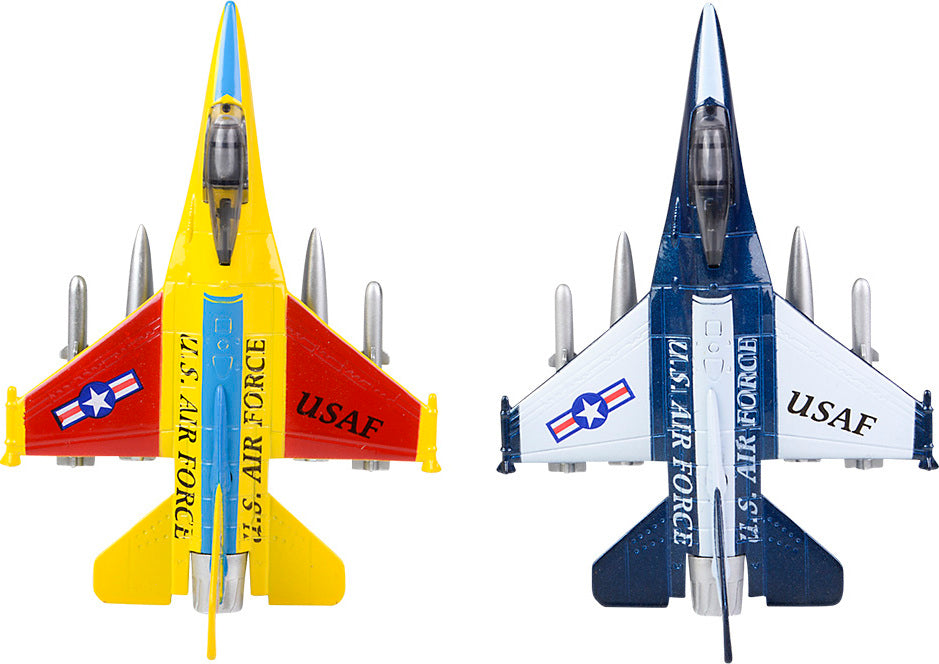7" F-16 Die-cast Jet
