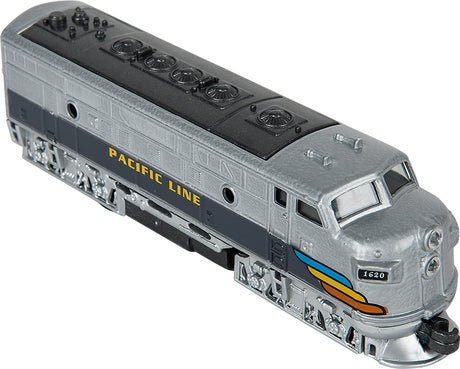 6.5" Die-cast Pull Back Classic Loco Diesel Train