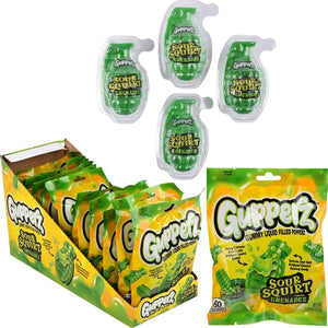 Gupperz Sour Squirt Grenades 2.54Oz (assorted)