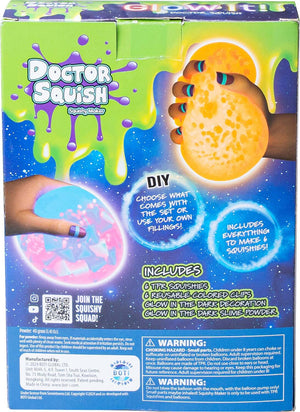 Doctor Squish Squishy Pack Refill, Glow-It Edition