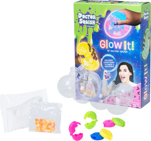 Doctor Squish Squishy Pack Refill, Glow-It Edition