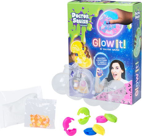 Doctor Squish Squishy Pack Refill, Glow-It Edition