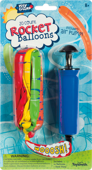 Playground Classics 20 Rocket Balloons Set  