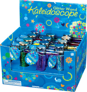 Glitter Wand Kaleidoscope (Assorted)