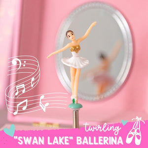 Ballerina Musical Jewelry Box 2-Drawers