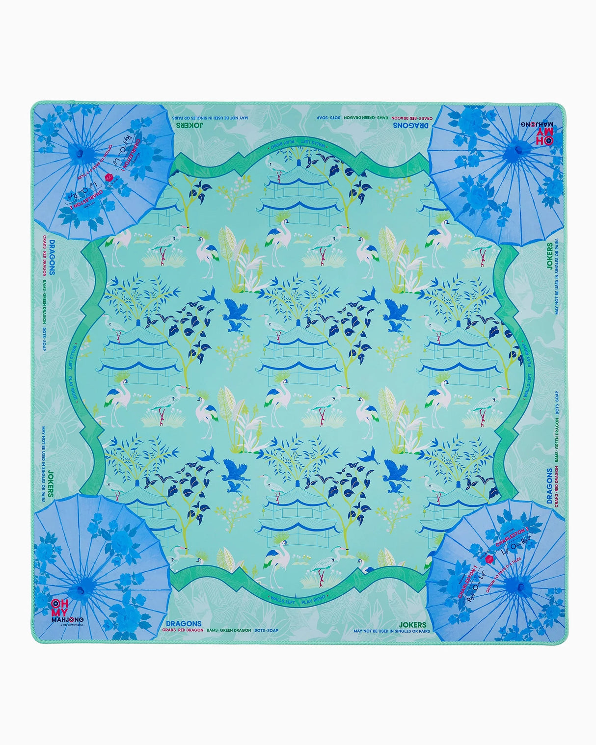 Oh My Mahjong Veranda Mat in Tub