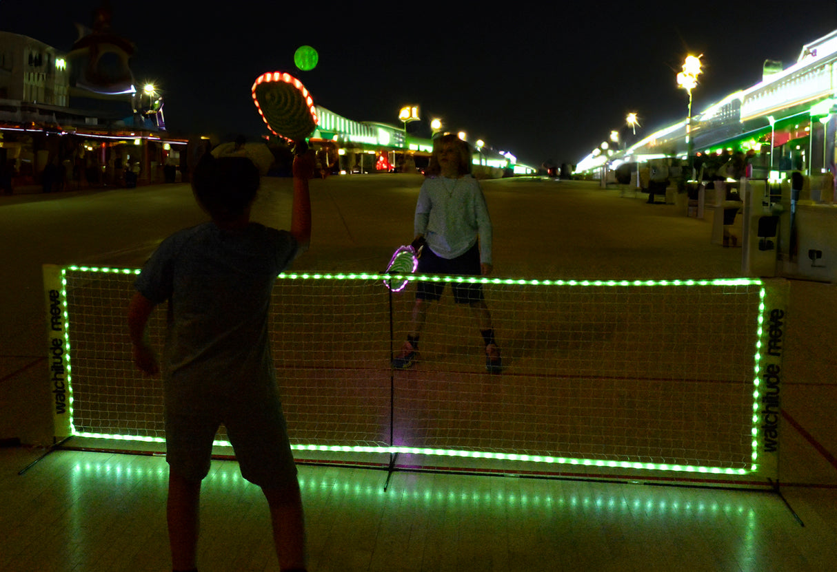 LED Light-Up Pickleball Net Set