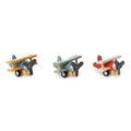 Wooden Biplane Pullback