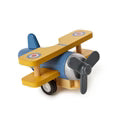 Wooden Biplane Pullback
