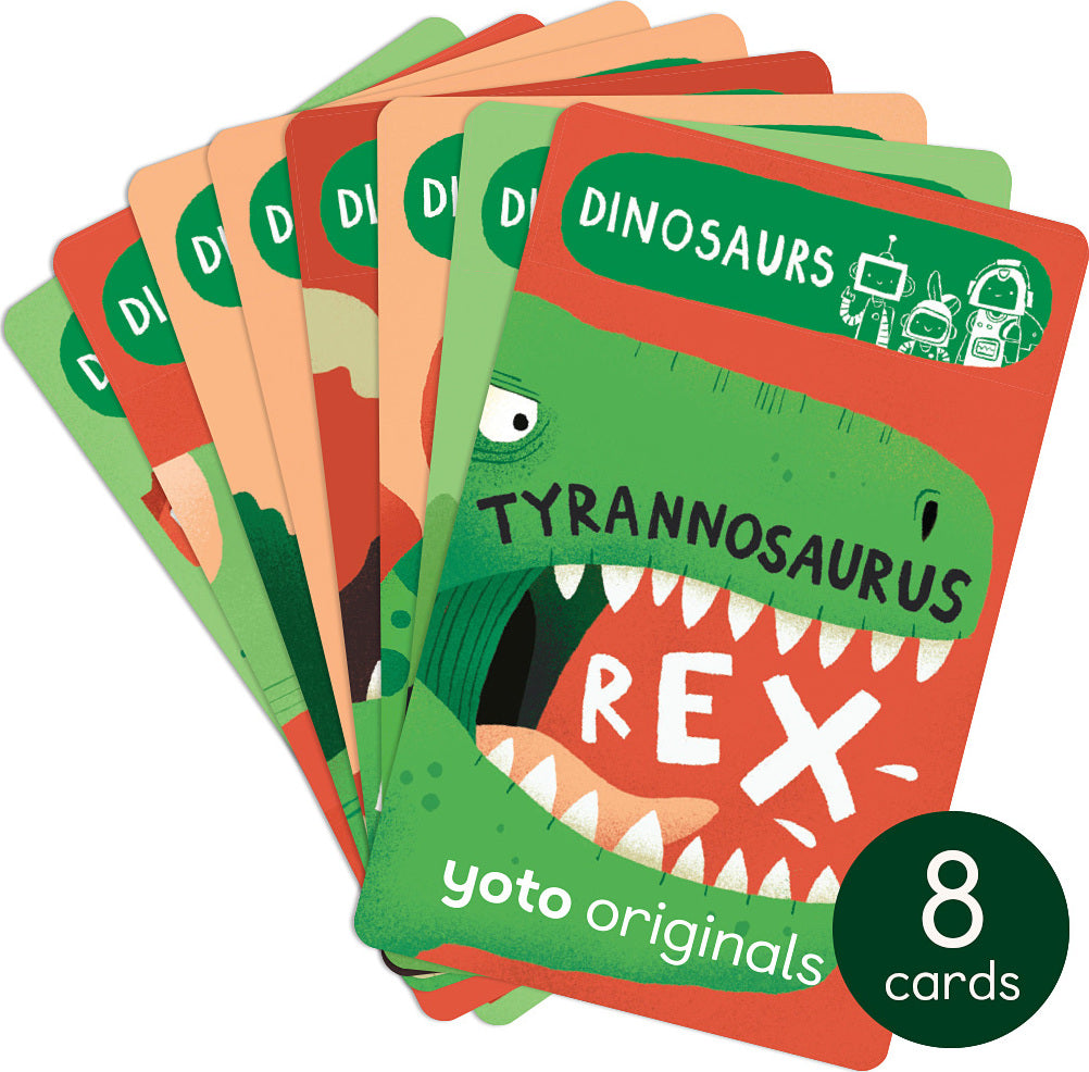 Yoto cards - BrainBots: Dinosaurs