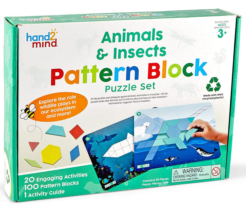 Pattern Block Animals/Insects Puzzle Set