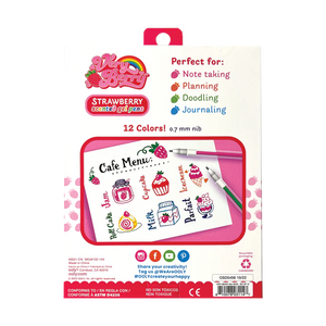 Very Berry Strawberry Scented Gel Pens