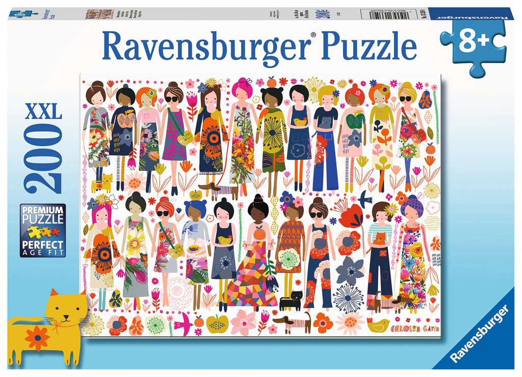Flowers & Friends Puzzle 200pc