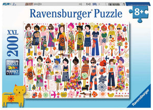 Flowers & Friends Puzzle 200pc
