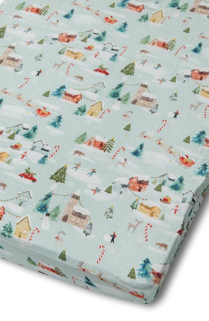 Merry & Bright - Crib Sheet