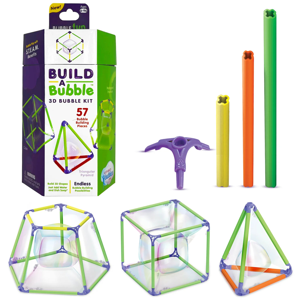 Build-A-Bubble 3D Bubble Maker Kit for Kids