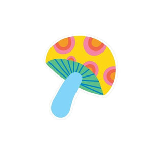 Mushroom Vinyl Sticker