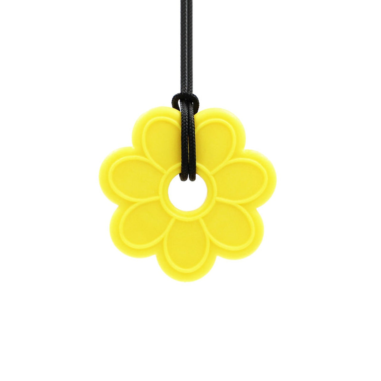 Flower Chew Necklace - Yellow