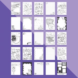 Galaxy Doodle Book w/stackable