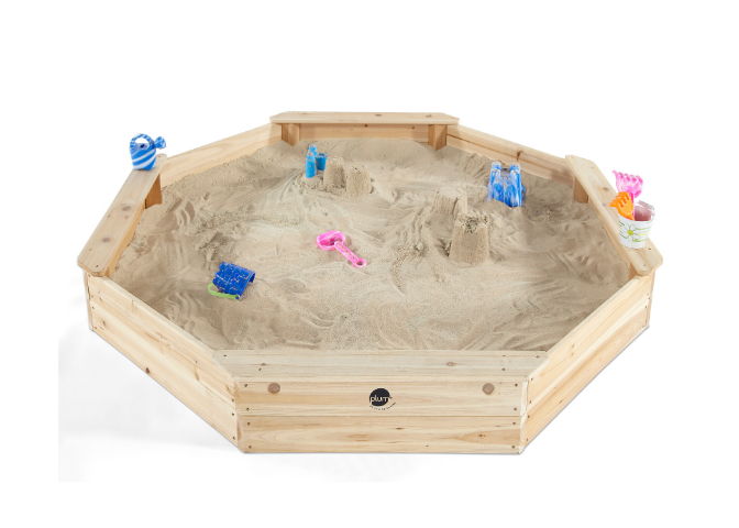 Plum Giant Wooden Sand Pit - Gingerbread House Toys