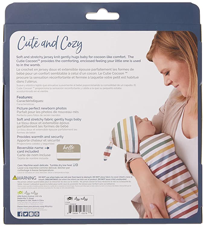 Cutie Cocoon Rainbow Stripe