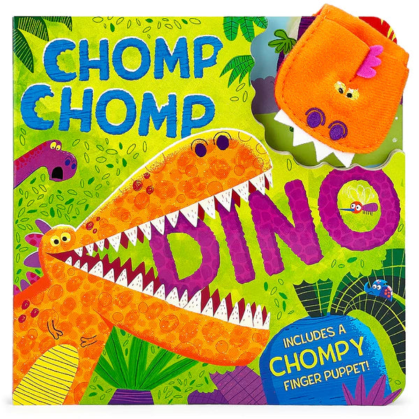 Chomp Chomp Dino Puppet Book - Gingerbread House Toys
