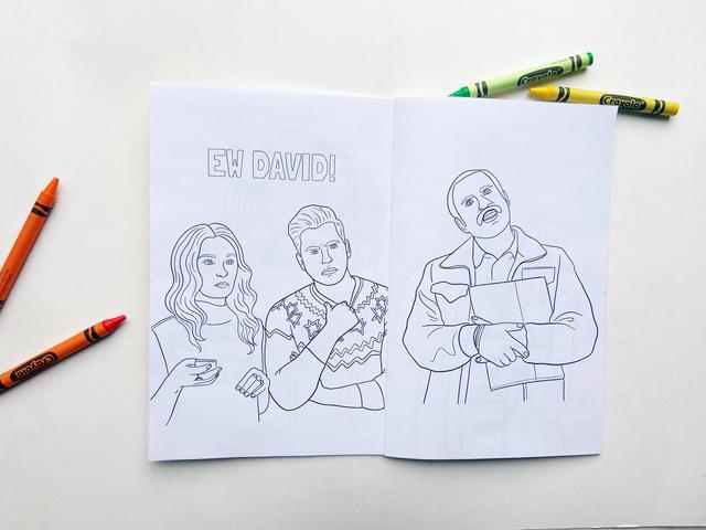 Schitt's Creek Coloring Book