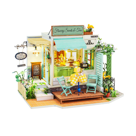 DIY Miniature House: Flowery Sweets & Teas